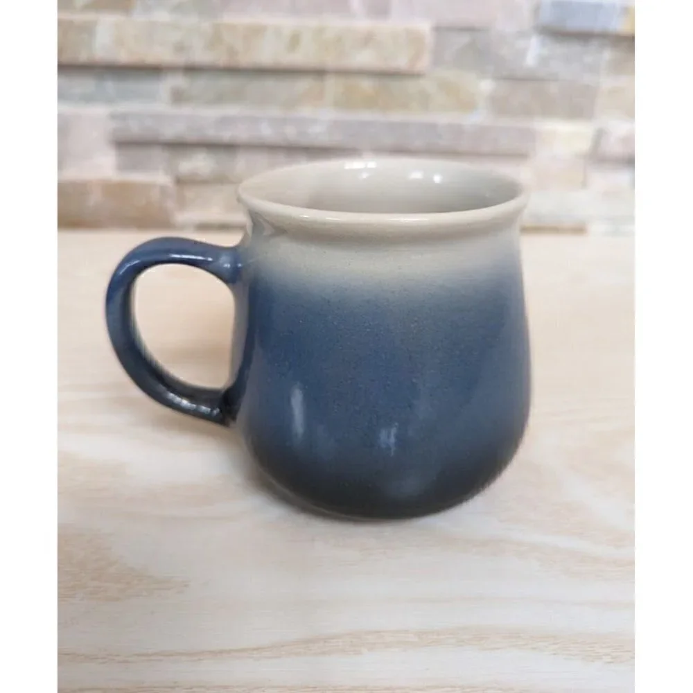 Vintage MAUI, HAWAII Blue Whale Pottery Mug - Made by K & S Hawaiian Creations